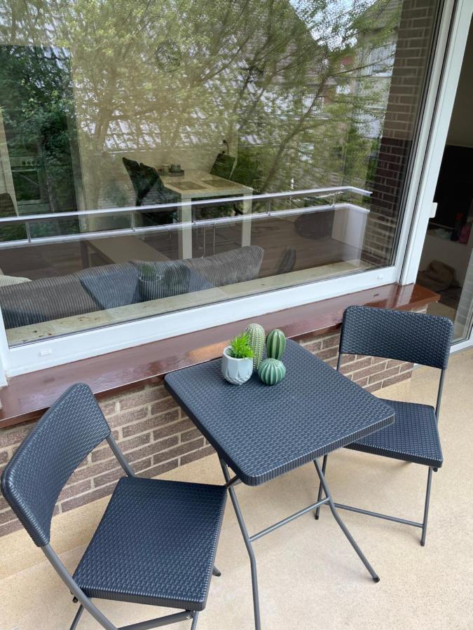 Stilvolles, Frisch Renoviertes 2Zi Apartment Mit Kueche Und Balkon In Kliniknaehe Bad Oeynhausen Eksteriør bilde